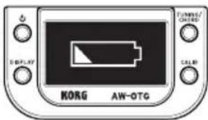 KORG AWOTB - Einsetzen der Batterie - 1