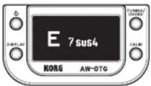 KORG AWOTB - Saiten erkennen (nur AW-OTG) - 1