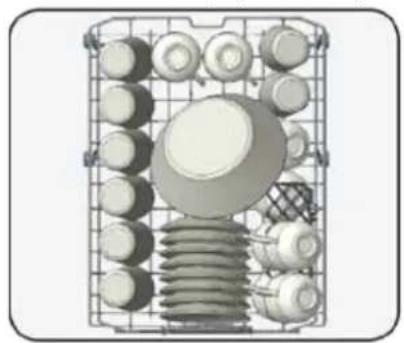 Avanti DWF18V0W - How to load your dishwasher - 1
