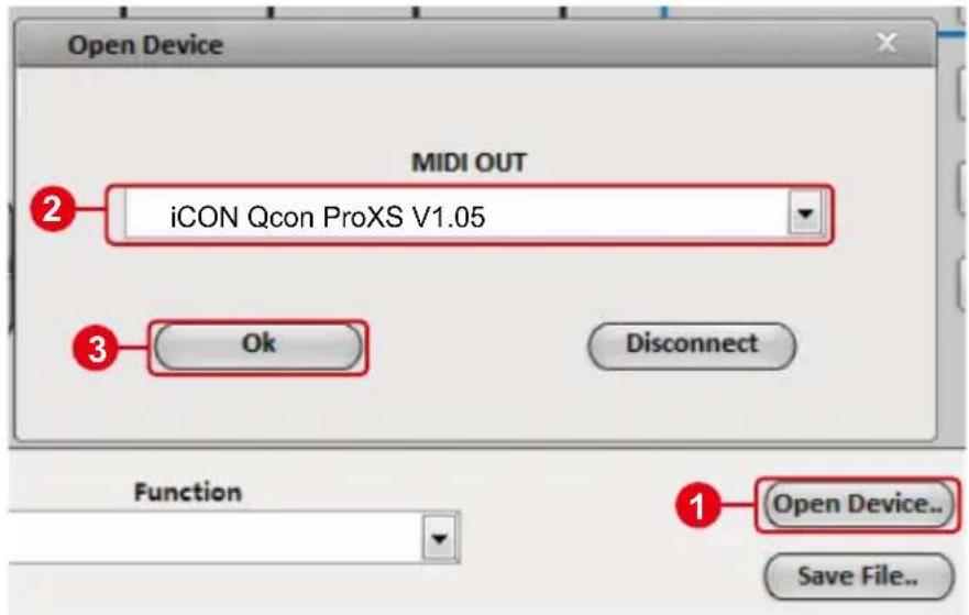 icon QCon Pro XS - Panneau du logiciel QconPro XS iMap™ - 2