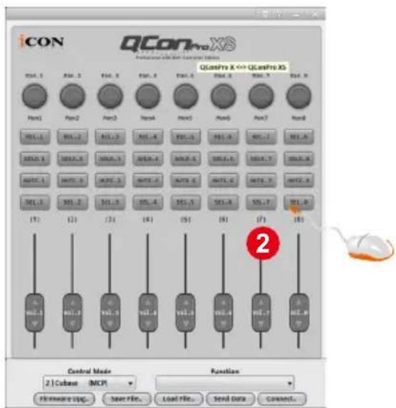 icon QCon Pro XS - Panneau du logiciel QconPro XS iMap™ - 4