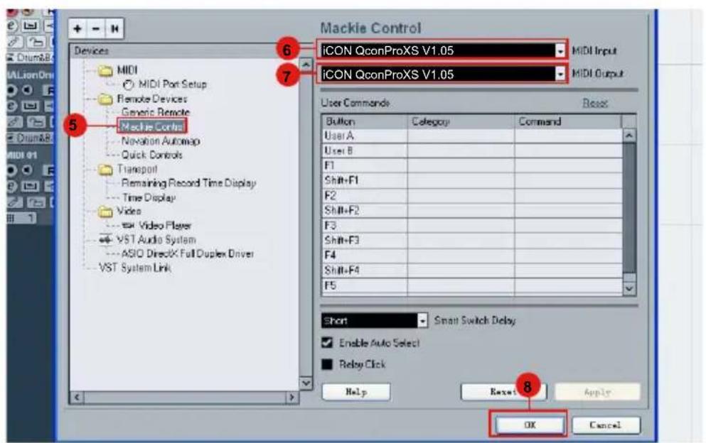 icon QCon Pro XS - Cubase - 3