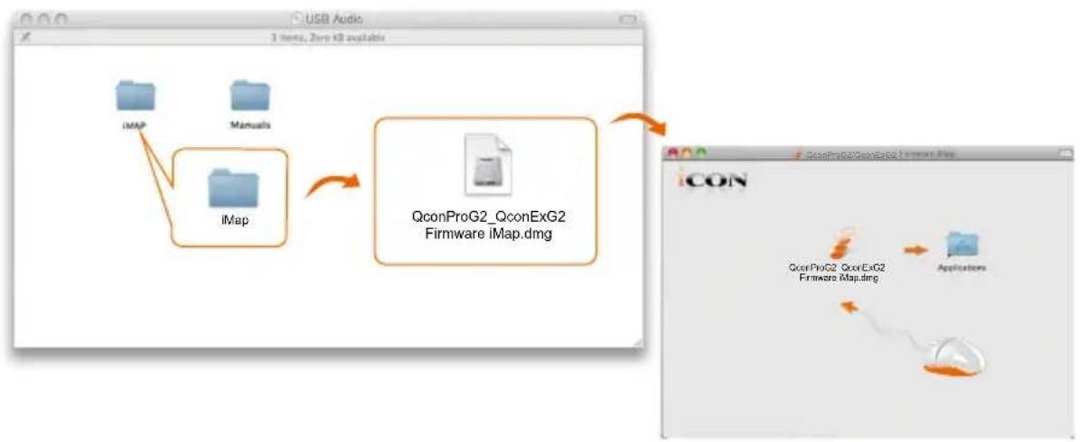 icon QCon EX G2 - Installation du logiciel imap ^TM pour mac se x - 1
