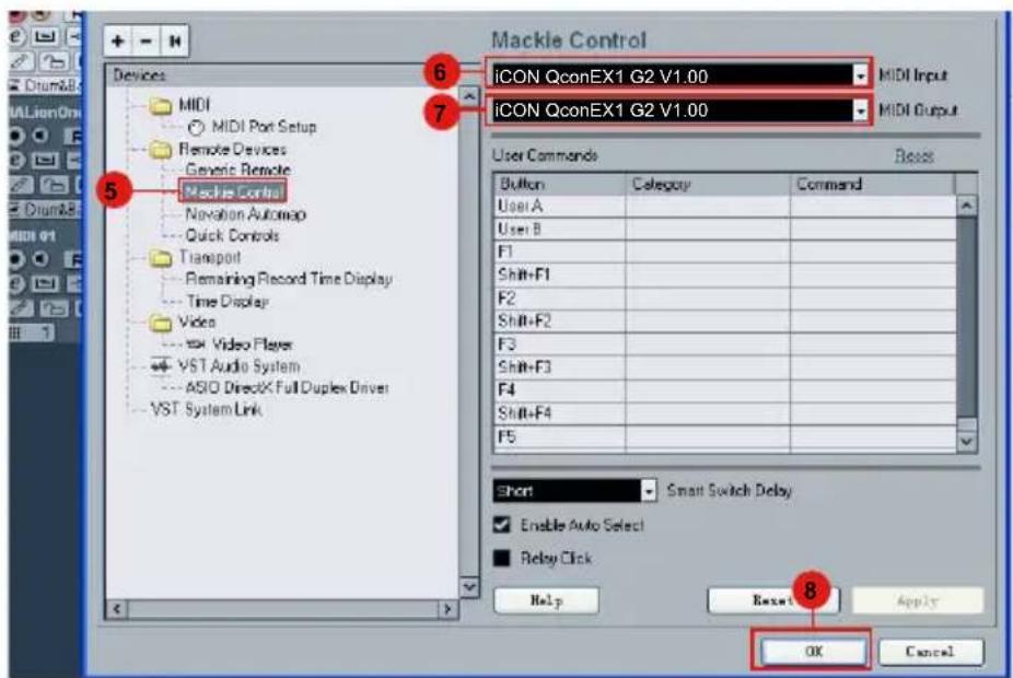 icon QCon EX G2 - Cubase - 3