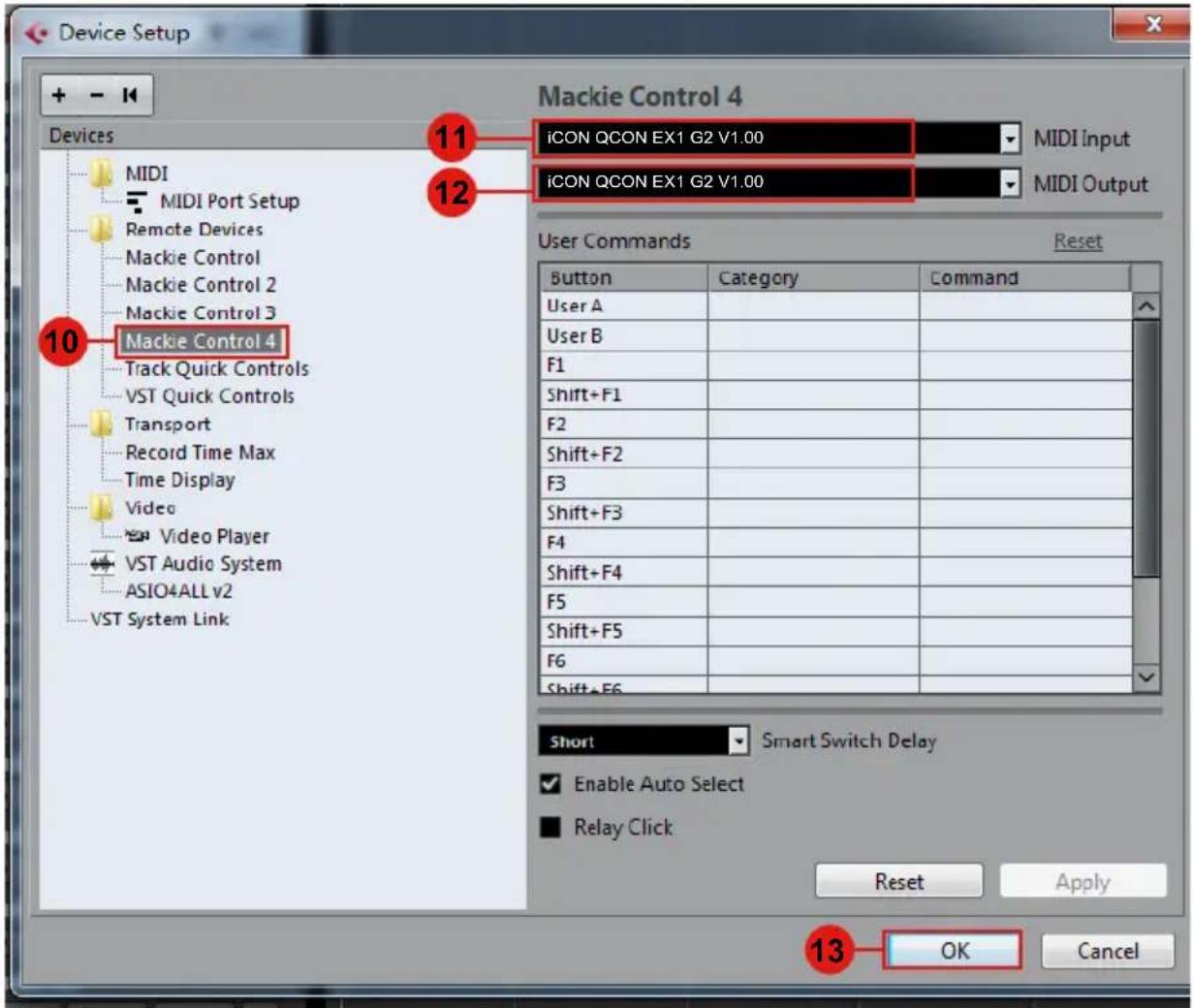 icon QCon EX G2 - Cubase - 4