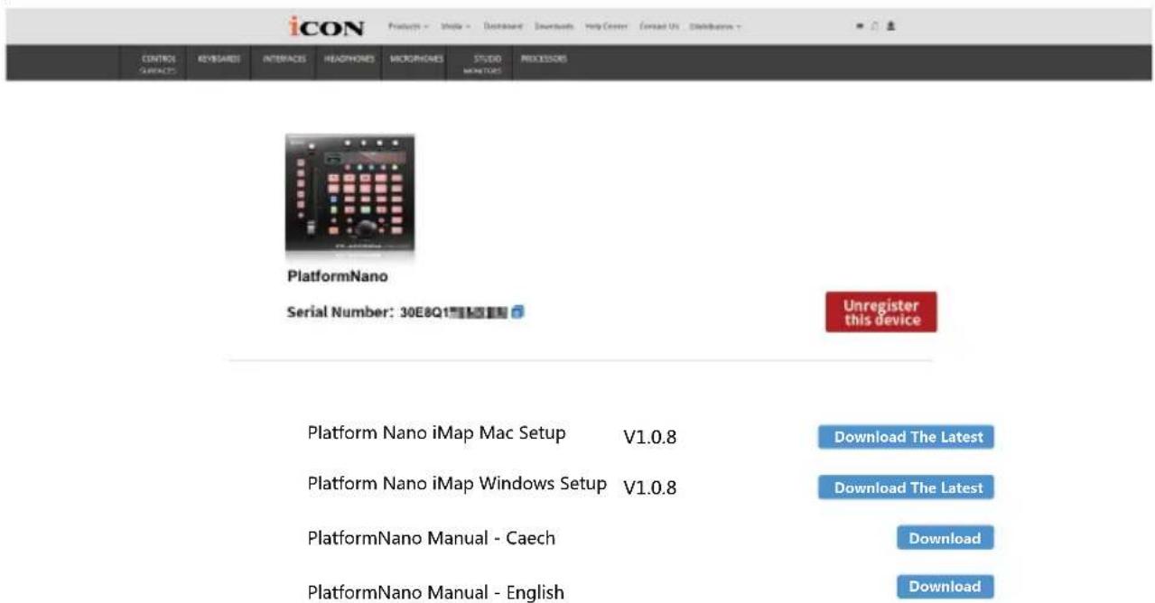 icon Platform Nano - Téléchargez le pilote Windows à partir de votre page personnelle d'utilisateur à l'adresse www. iconproaudio. com - 1