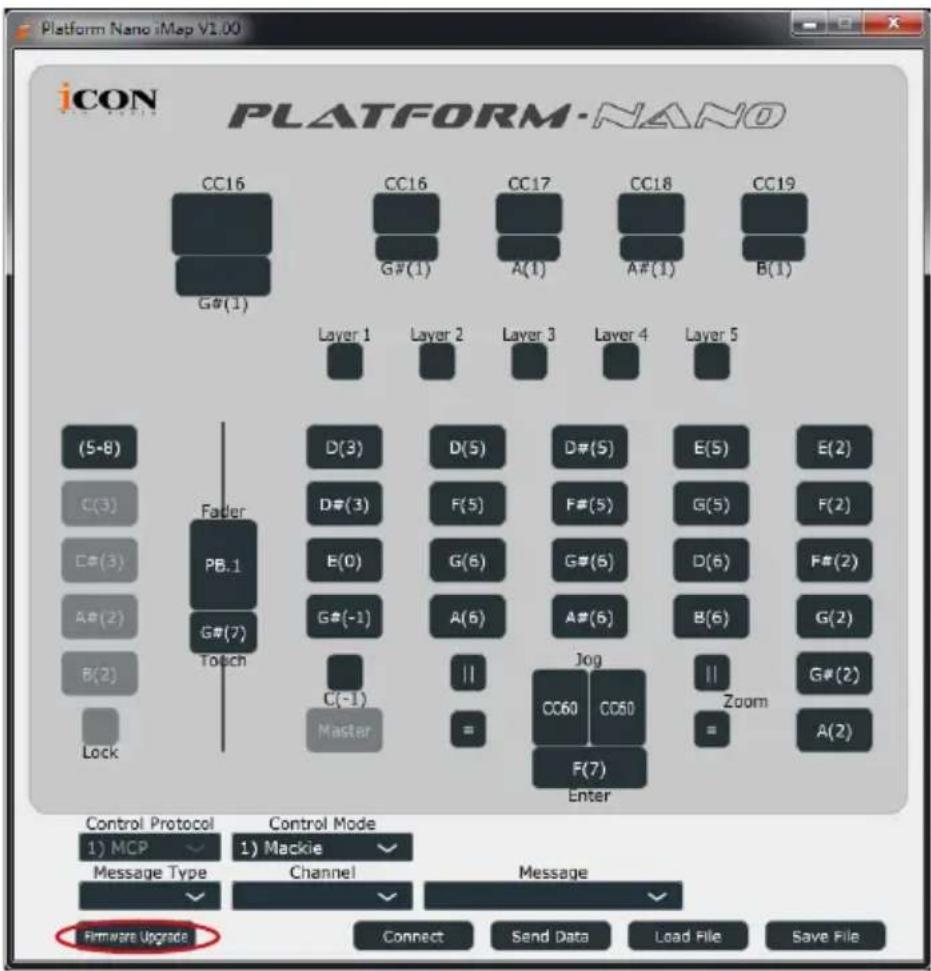 icon Platform Nano - Mise à niveau du micrologiciel - 2