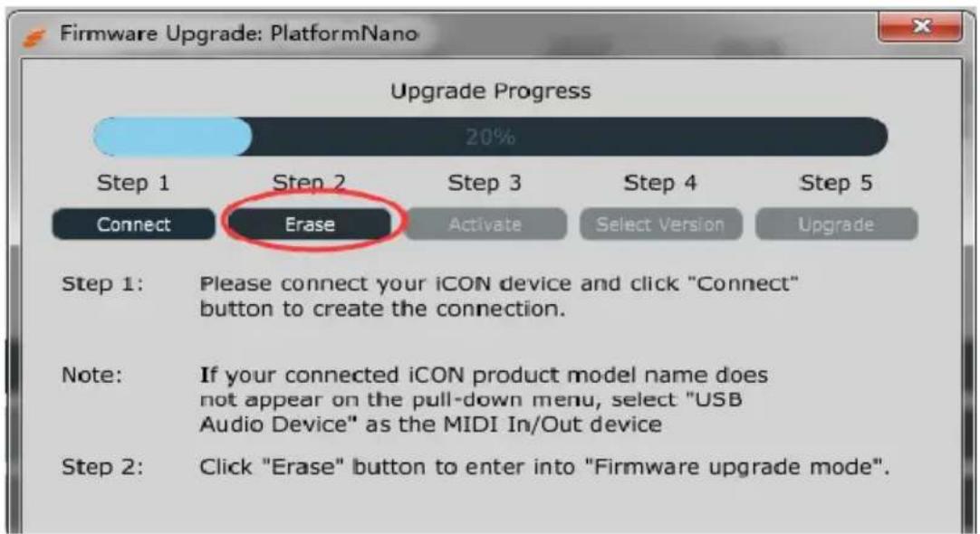 icon Platform Nano Air - Mise à niveau du micrologiciel - 5