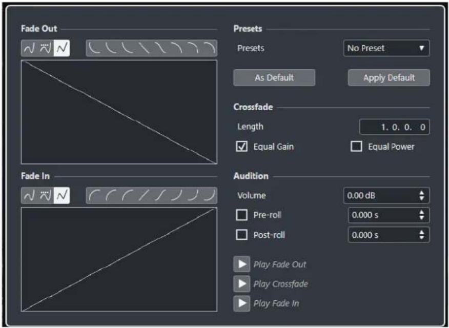 STEINBERG Cubase Elements 12 - Éditeur de fondus enchaînés - 1