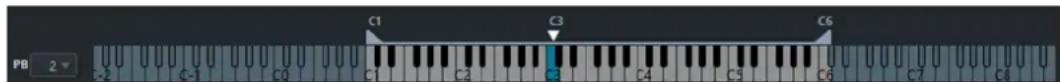 STEINBERG Cubase Elements 12 - Section du clavier - 1