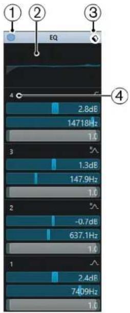 STEINBERG Cubase Elements 12 - Paramètres d'égalisation - 1
