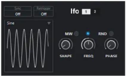 STEINBERG Cubase Elements 12 - Éditeur de LFO - 1