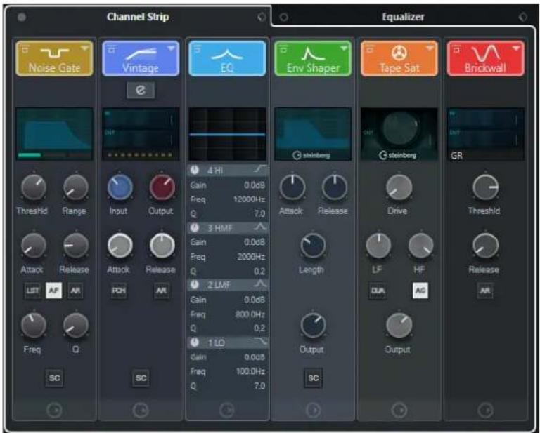 STEINBERG Cubase Elements 12 - Paramètres de voie - Channel Strip - 1