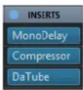 STEINBERG Cubase Elements 12 - Effets d'insert - 1