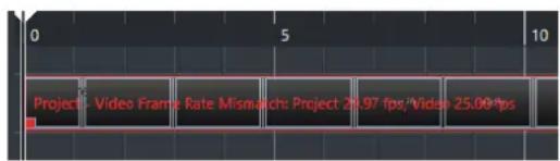STEINBERG Cubase Elements 12 - Adopter la fréquence d'images du projet - 1