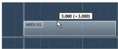 STEINBERG Cubase Elements 12 - Curseur réticule - 1