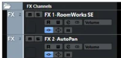 STEINBERG Cubase Elements 12 - Pistes de voie FX - 1