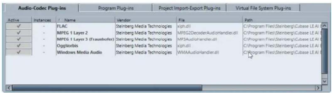 STEINBERG Cubase Elements 12 - Fenêtre Informations sur les composants système - 1