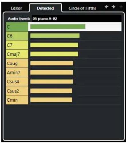 STEINBERG Cubase Elements 12 - Chord Assistant - Détectés - 1
