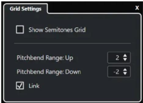 STEINBERG Cubase Elements 12 - Paramètres de la grille - 1