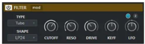 STEINBERG Cubase Elements 12 - Section Filter - 1