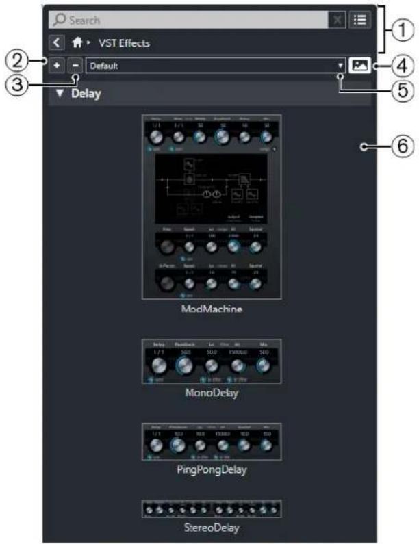 STEINBERG Cubase Elements 12 - Page Effets VST - 1