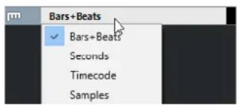 STEINBERG Cubase Elements 12 - Commandes de la piste Règle - 1