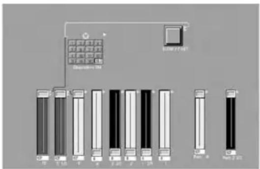 KETRON SD2 - SEZIONE DRAWBARS - 1