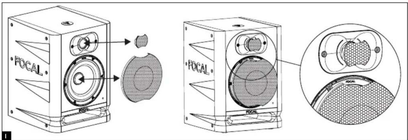 FOCAL Alpha 80 Evo - Roosters plaatsen/verwijderen - 1