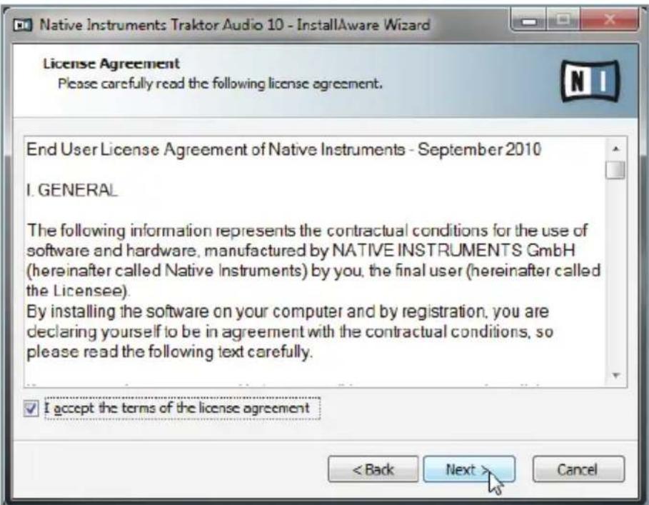 NATIVE INSTRUMENTS Traktor Audio 10 - Installer TRAKTOR AUDIO 10 sur Windows 7 - 3