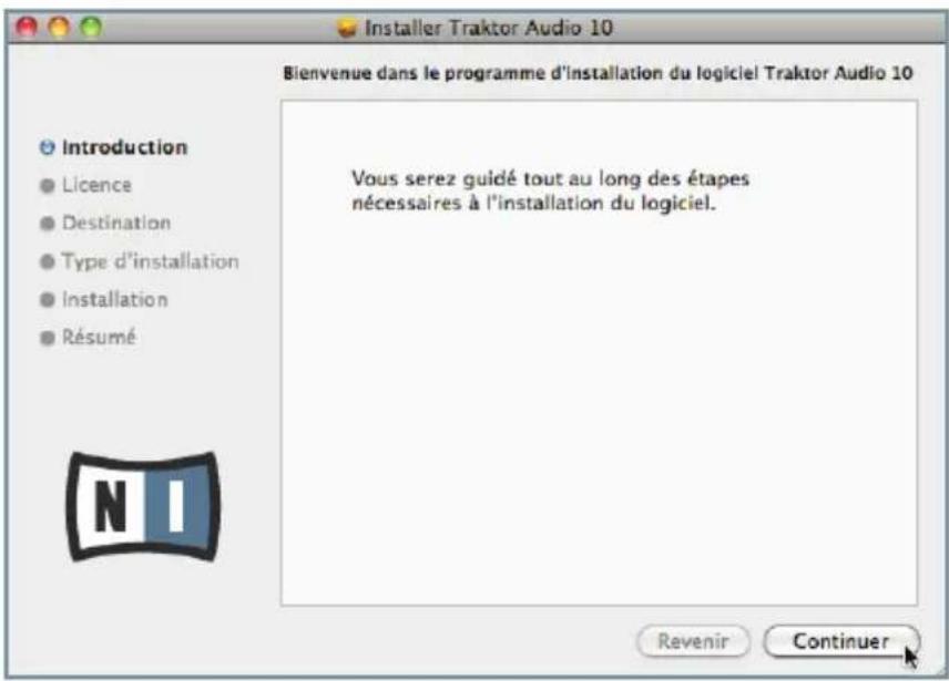 NATIVE INSTRUMENTS Traktor Audio 10 - Installer TRAKTOR AUDIO 10 sur Mac OS X - 1