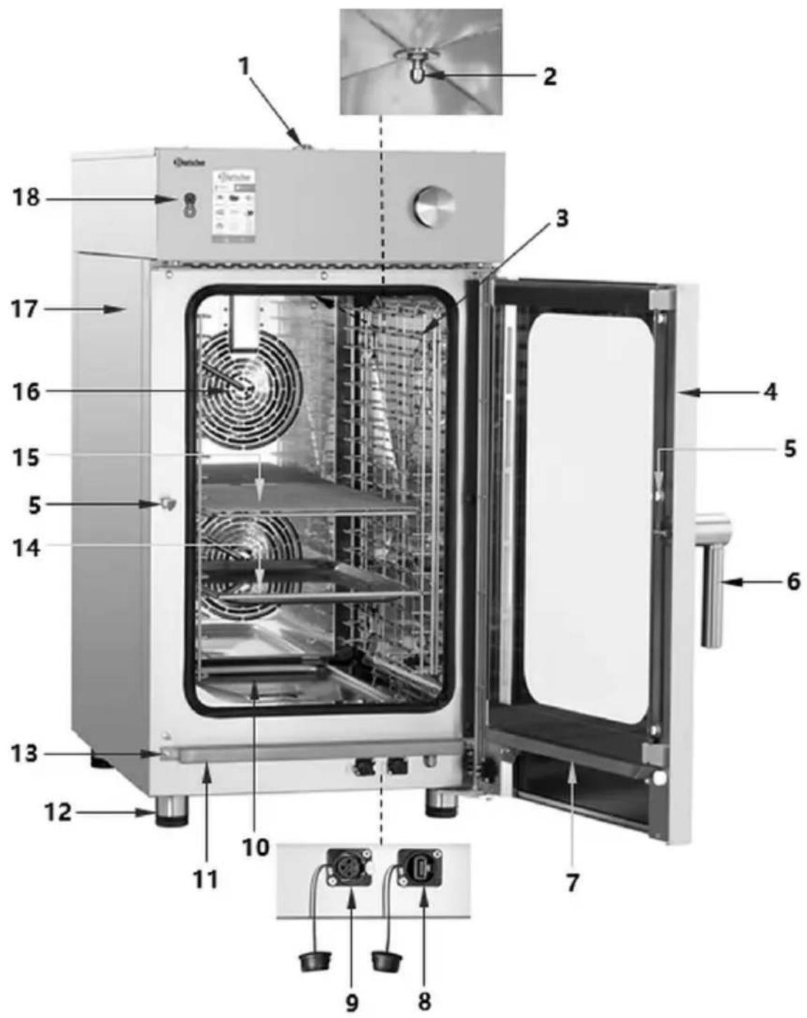 BARTSCHER SilversteamK 117262 - Éléments de l'appareil - 1