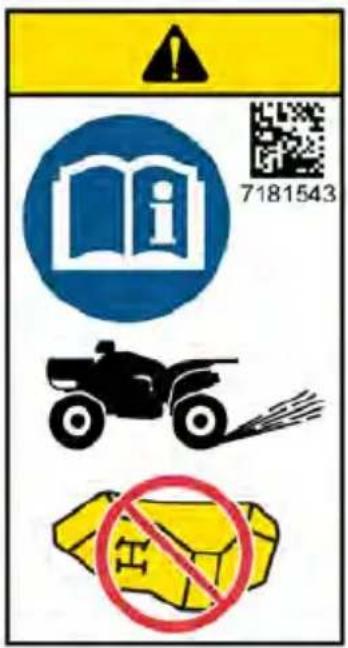 POLARIS Sportsman 570 EPS Agri Pro (2023) - Avertissement - 1