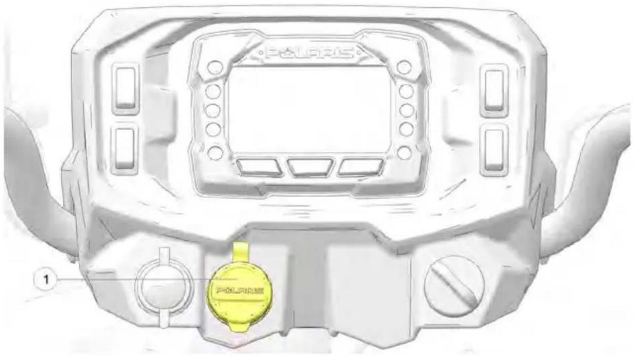 POLARIS Sportsman 570 EPS Agri Pro (2023) - Entreposage de la batterie - 1