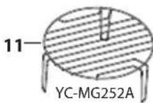 SHARP YCMG252AU - MEGJEGYZÉSEK: - 5