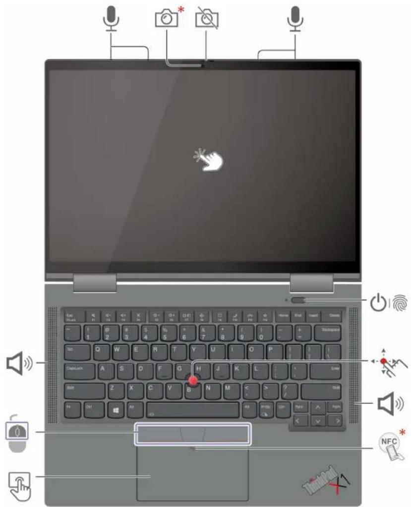 LENOVO ThinkPad X1 Carbon Gen 9 - Vue avant - 1