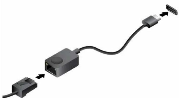LENOVO ThinkPad X1 Carbon Gen 9 - Se connecter au réseau Ethernet cable - 1