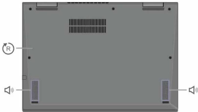 LENOVO ThinkPad X1 Carbon Gen 9 - Vuede dessous - 1