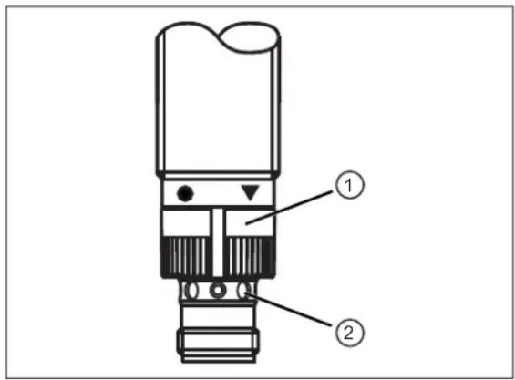 IFM DI6004 - Eléments de service et d'indication - 1