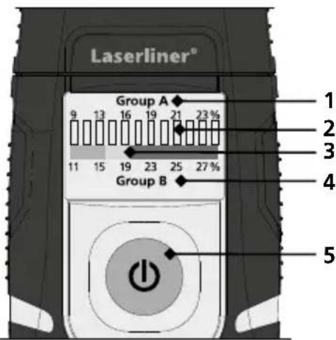 Laserliner WoodTester Compact - Útmutató a mérési művelethez: - 4