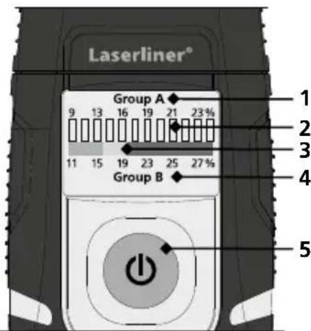 Laserliner WoodTester Compact - Nuorodos matavimo procesui: - 3