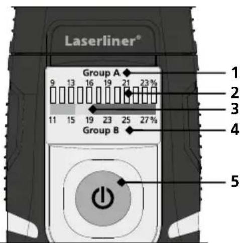 Laserliner WoodTester Compact - Avisos al proceso de medición: - 3