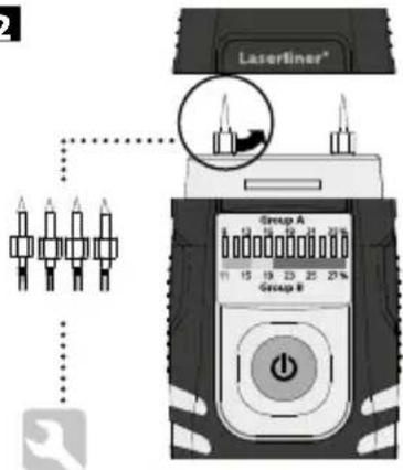 Laserliner WoodTester Compact - Wskazówki odnośnie pomiaru: - 3