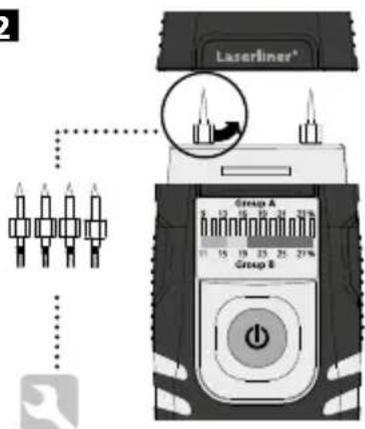 Laserliner WoodTester Compact - Ölçüm sürecine dair bilgiler: - 5