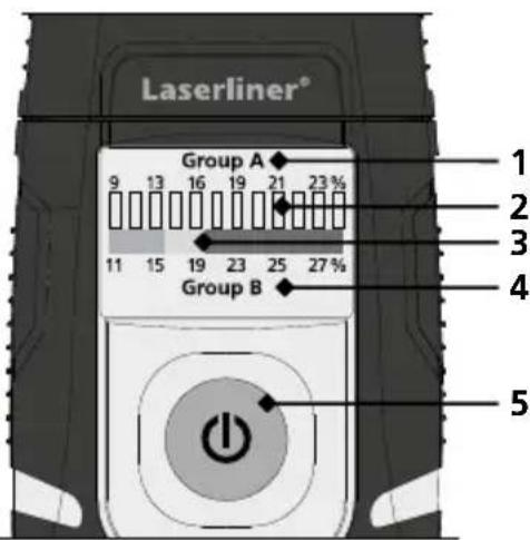Laserliner WoodTester Compact - Henvisninger til måleforgangen: - 4