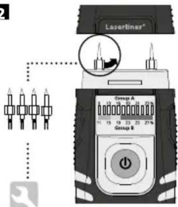Laserliner WoodTester Compact - Informasjoner om målingen: - 2
