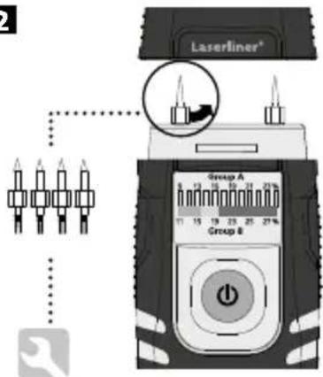 Laserliner WoodTester Compact - Указания к процессу измерений: - 3