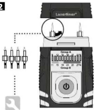 Laserliner WoodTester Compact - Hinweise zum Messvorgang: - 3