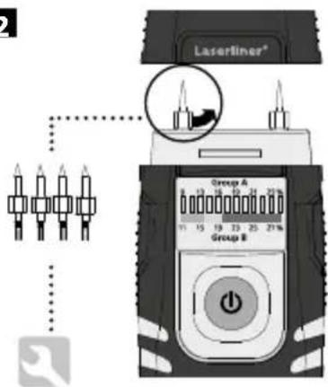 Laserliner WoodTester Compact - Indicații în privința procesului de măsurare: - 2