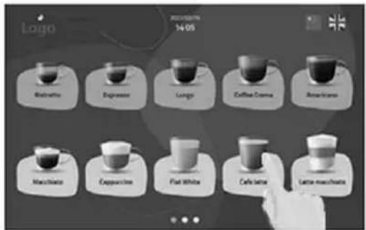 Logo Biotoflo Enggner Longo Coffee Cream Americano Macchiato Cappuccino Flat White Cafe lasso Latte macchino